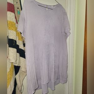 Lavender blouse 1x